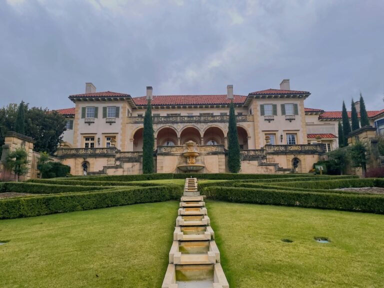 visit philbrook art museum, formal gardens