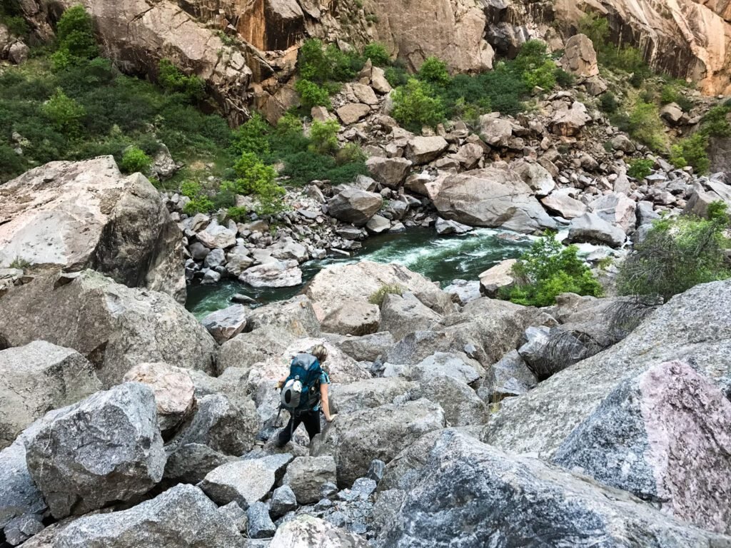 backpacking in the black canyon of the gunnison