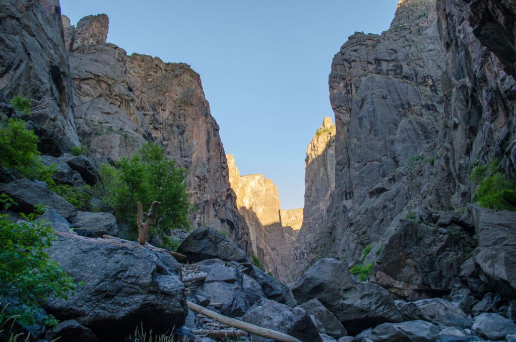 backpacking in the black canyon of the gunnison