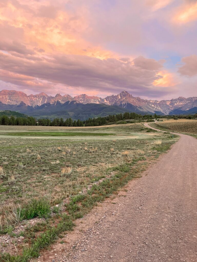 travel photography, top of the pines, ridgway Colorado