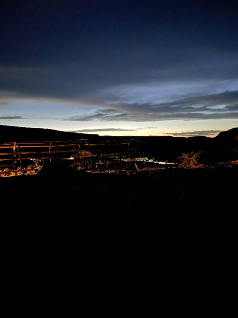 views at night from CampV