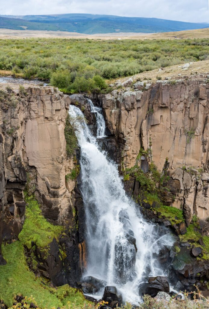north creek falls near Creede Colorado, editorial travel photography