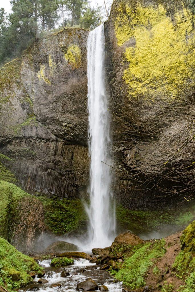 waterfall in Columbia Gorge scenic area Oregon
