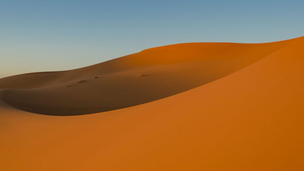 image of golden sand in Sahara Desert Morocco