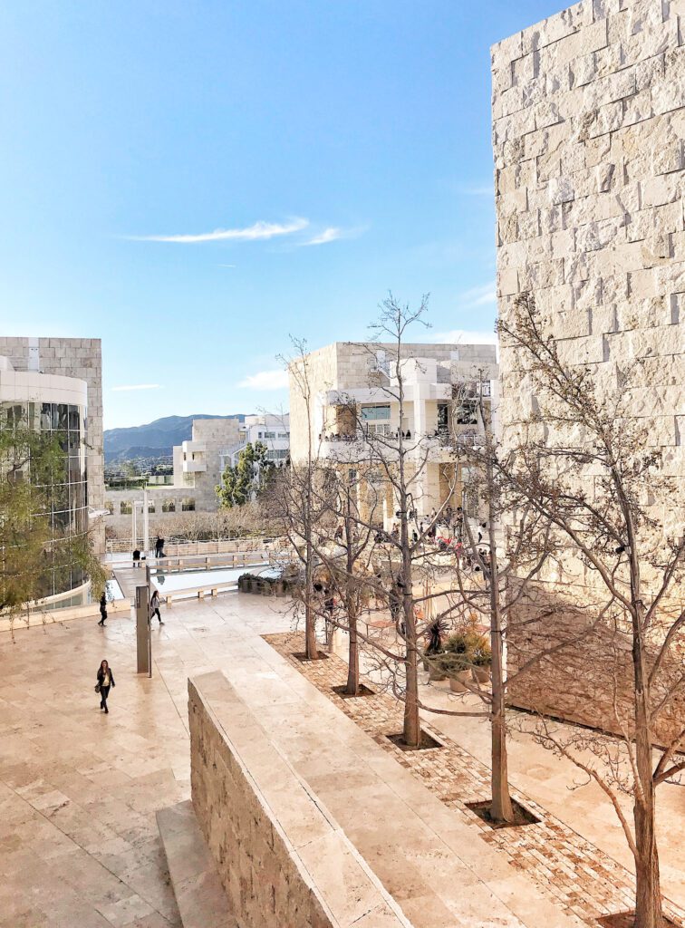 the getty museum, los angeles california