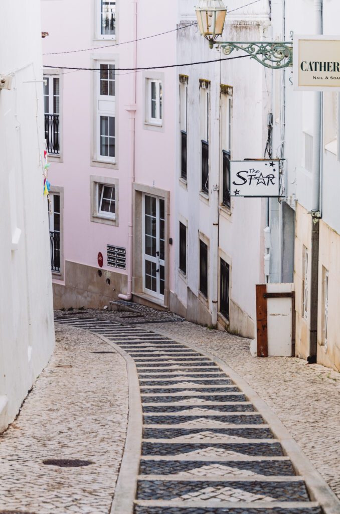 street city of Lagos Portugal, editorial travel photography