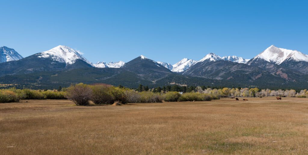 views of the sangre de cristo mountains in Westcliffe