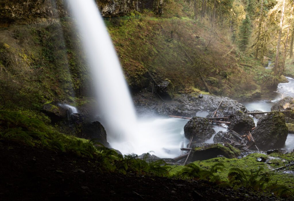 waterfall at Silver Falls State Park Oregon