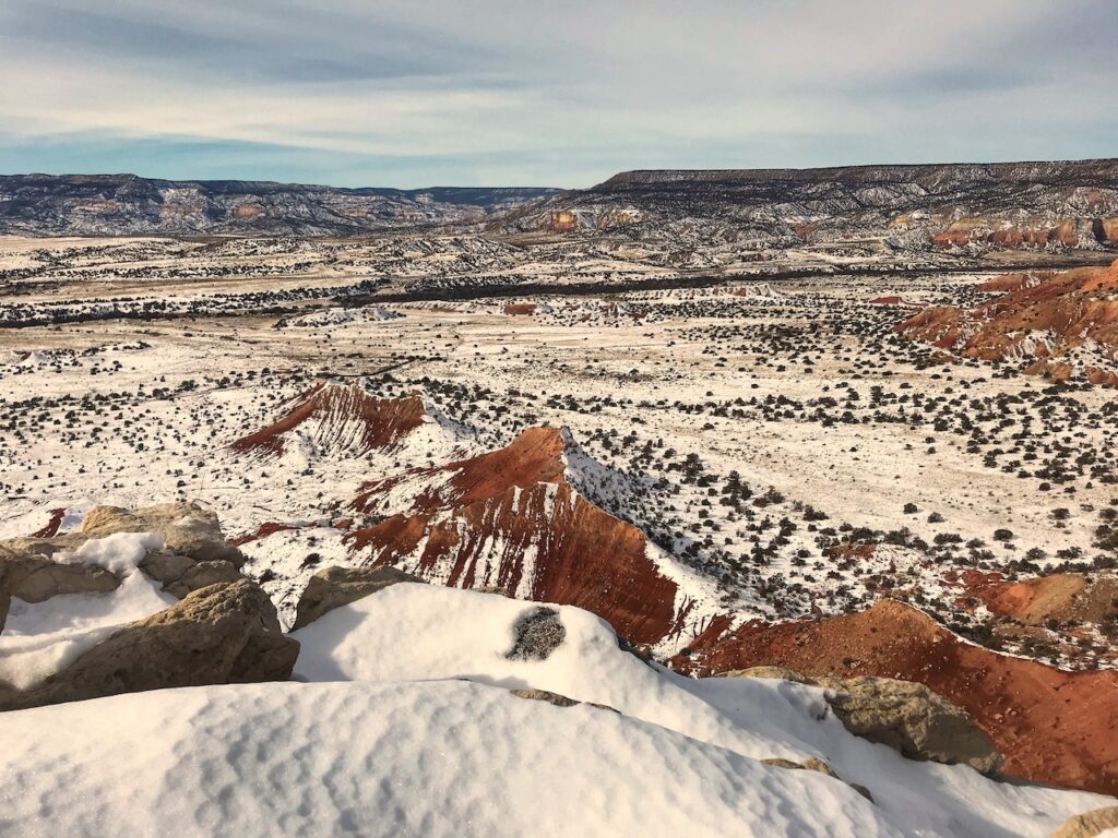 Ghost Ranch in winter