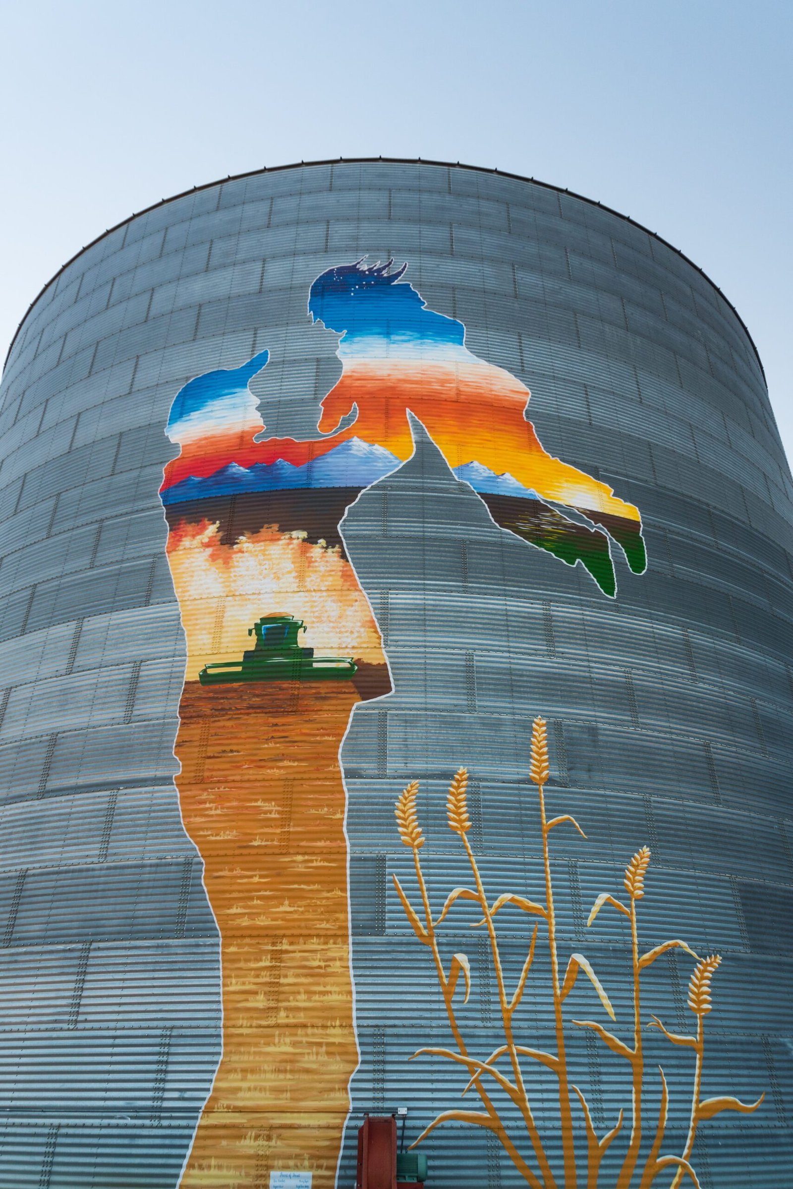 Some Girls and a Mural Map Paints Colorado’s Eastern Plains heart of harvest, some girls and a mural