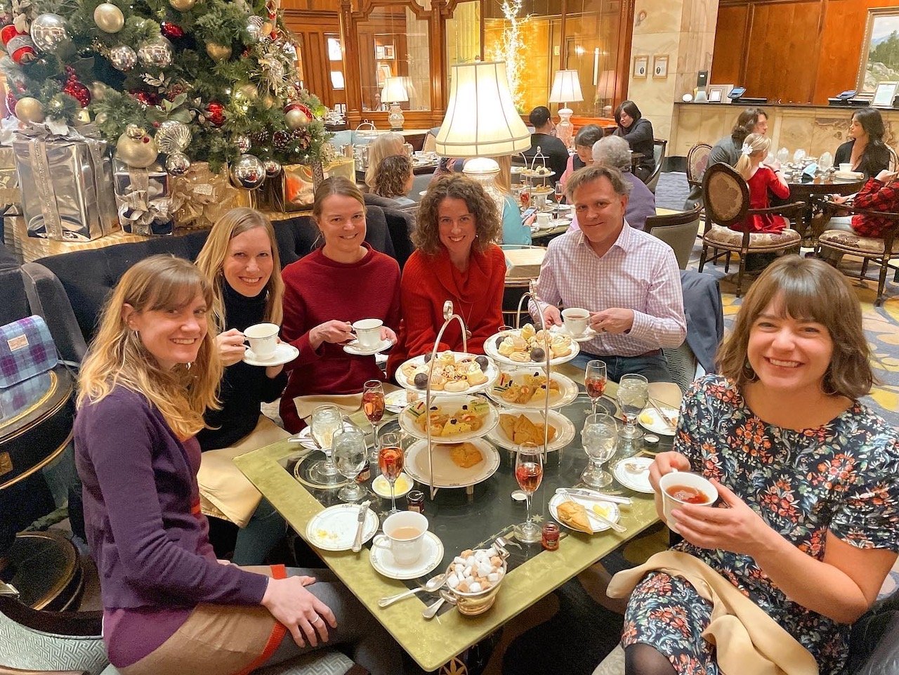 holiday tea at the Brown Palace Hotel and Spa