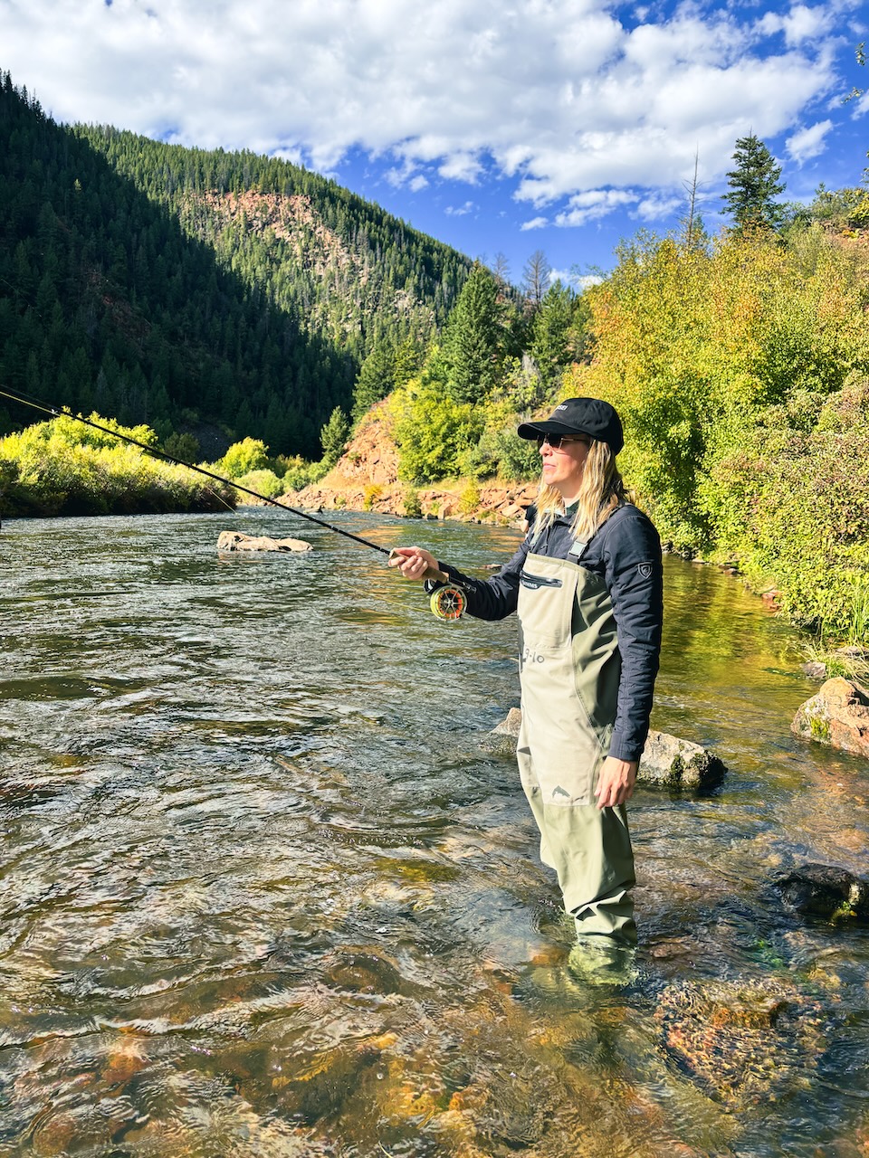 fly fishing in Basalt Colorado