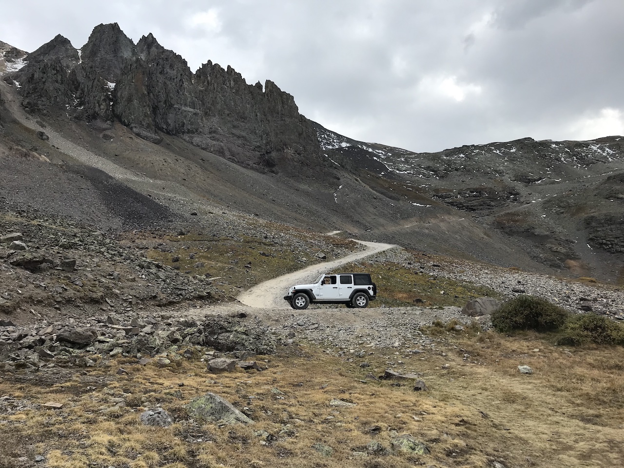 Driving Imogene pass