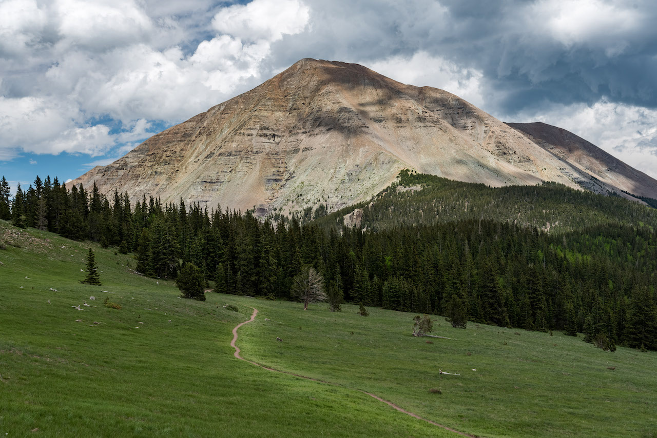 hiking the West Spanish Peaks in Colorado
