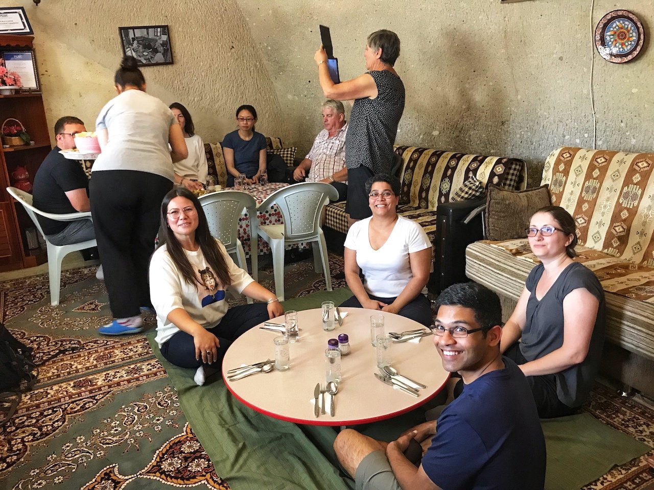 dinner at local home in Cappadocia Turkey