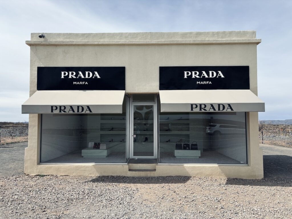 prada marfa, far west texas