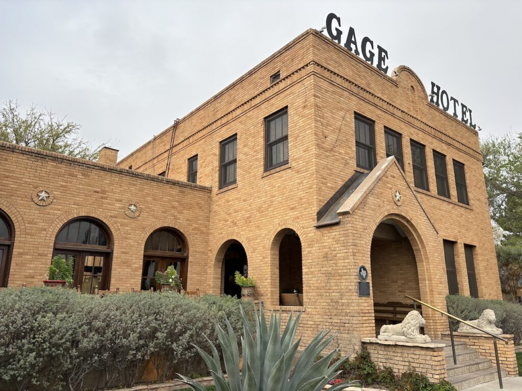 gage hotel in far west texas