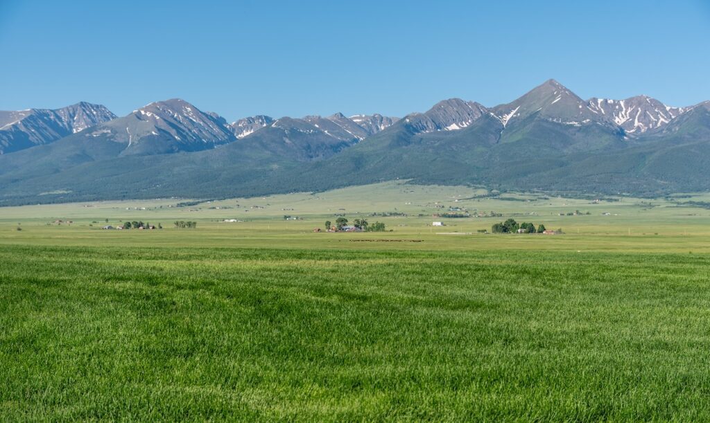 westcliffe colorado mountain view