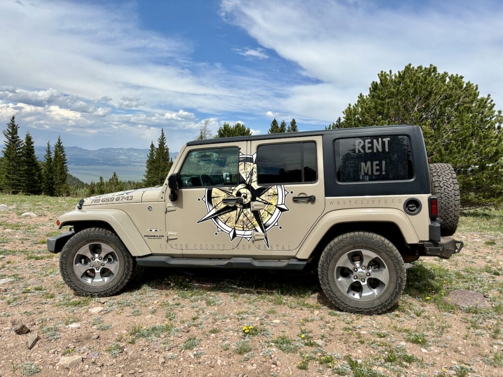 custer county supply jeep rentals