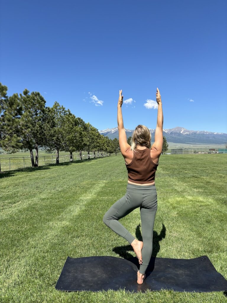 yoga in the park westcliffe colorado