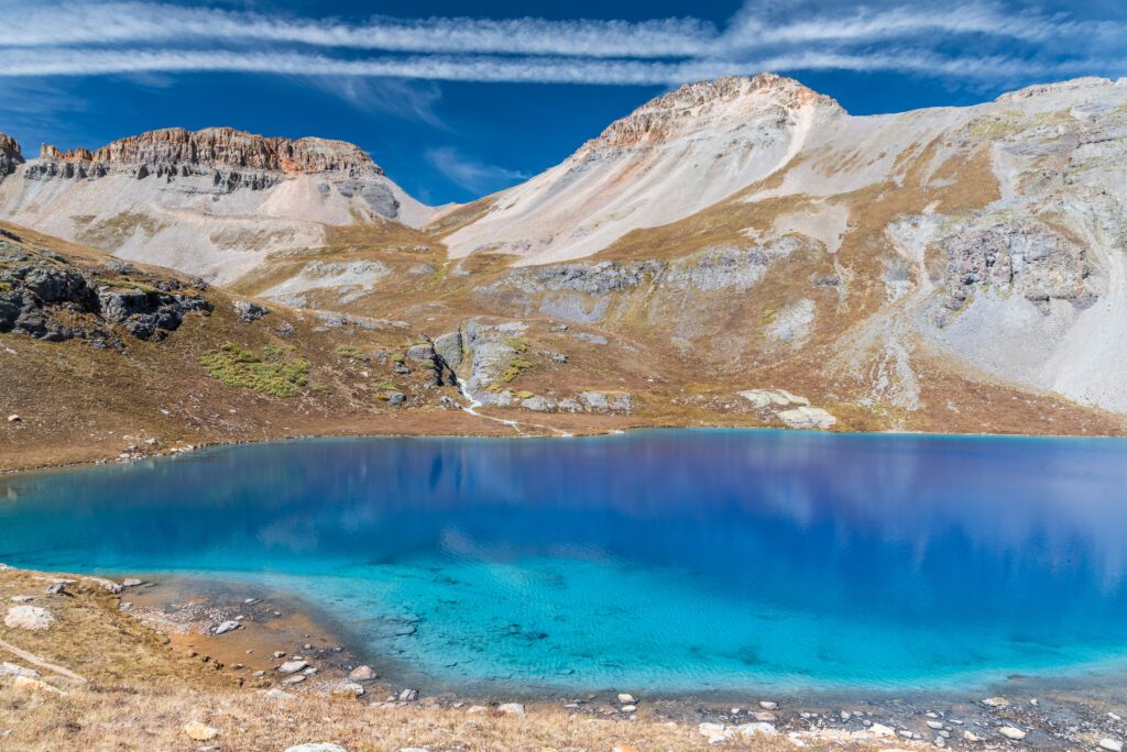 ice lakes near silverton colorado