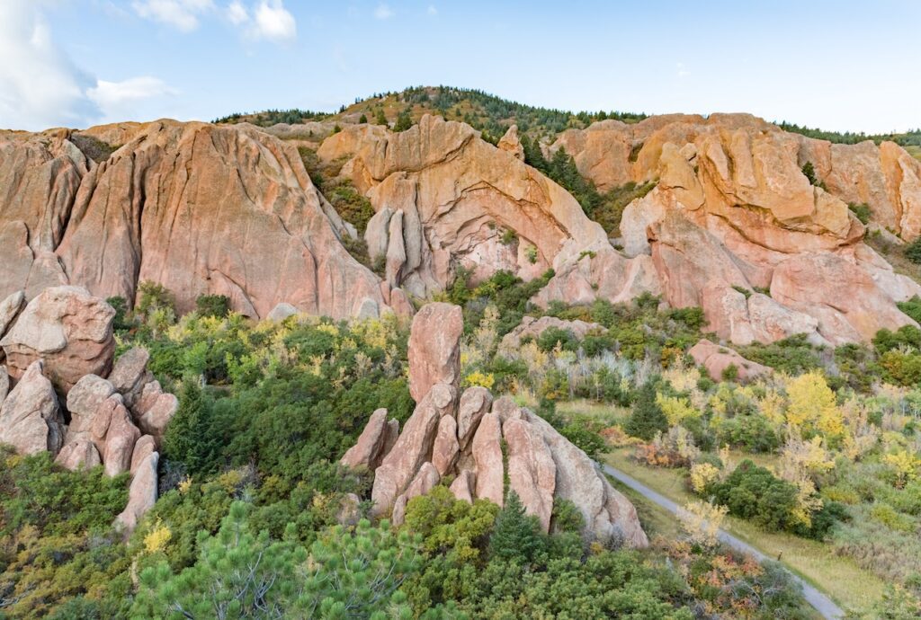 roxborough state park in the fall