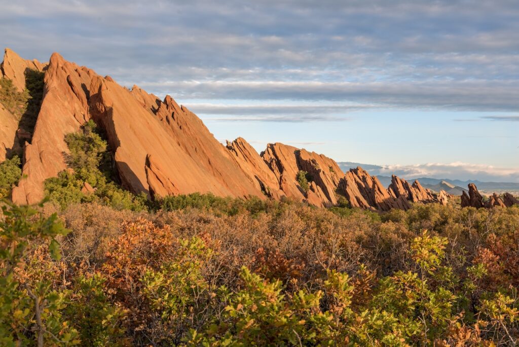 Colorado fall colors at Roxborough state Park