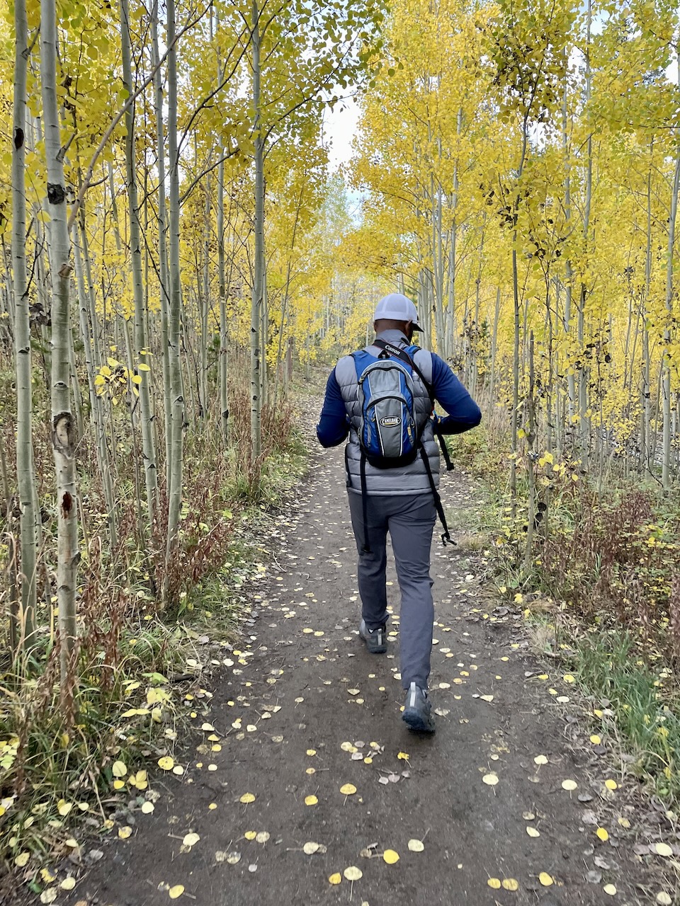 hiking at Golden Gate Canyon State Park in the fall