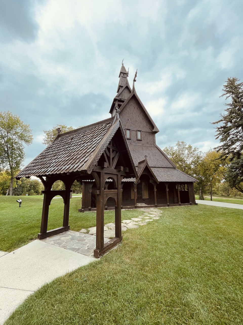 Stave church in Fargo