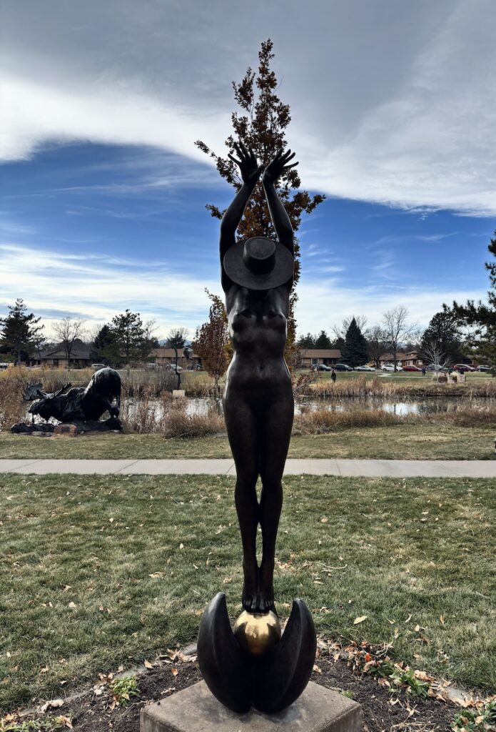 Bronze sculpture in Loveland Colorado