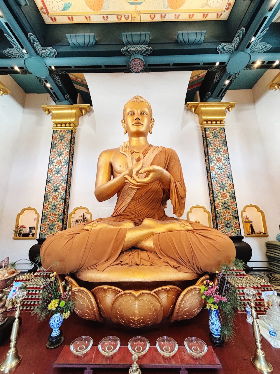 golden buddha at Drala Mountain Center