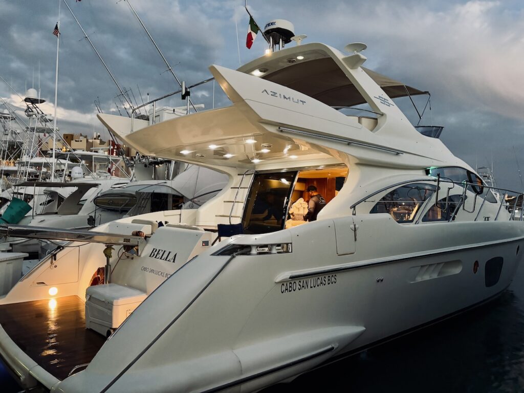 chartered yacht in cabo san lucas