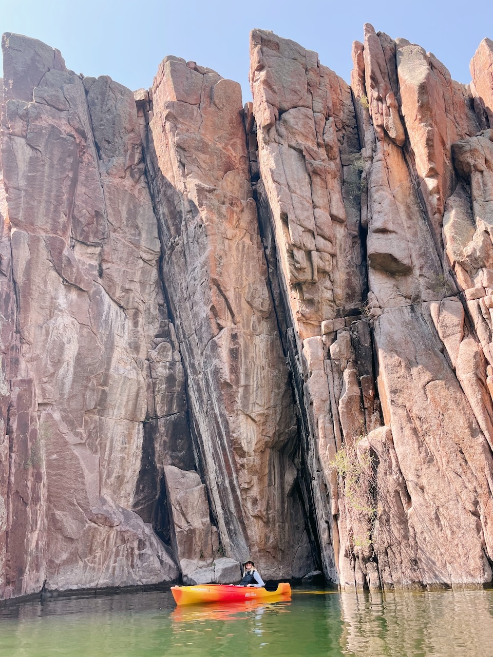 kayaking Fremont Canyon Wyoming