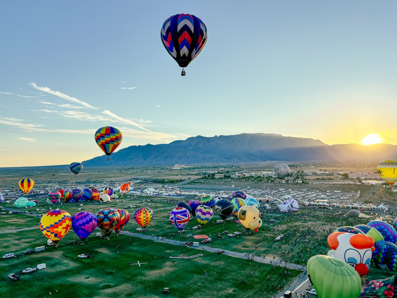 The Albuquerque Box, hot air balloon ascension 