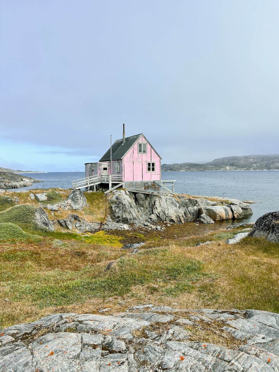 pink house in greenland