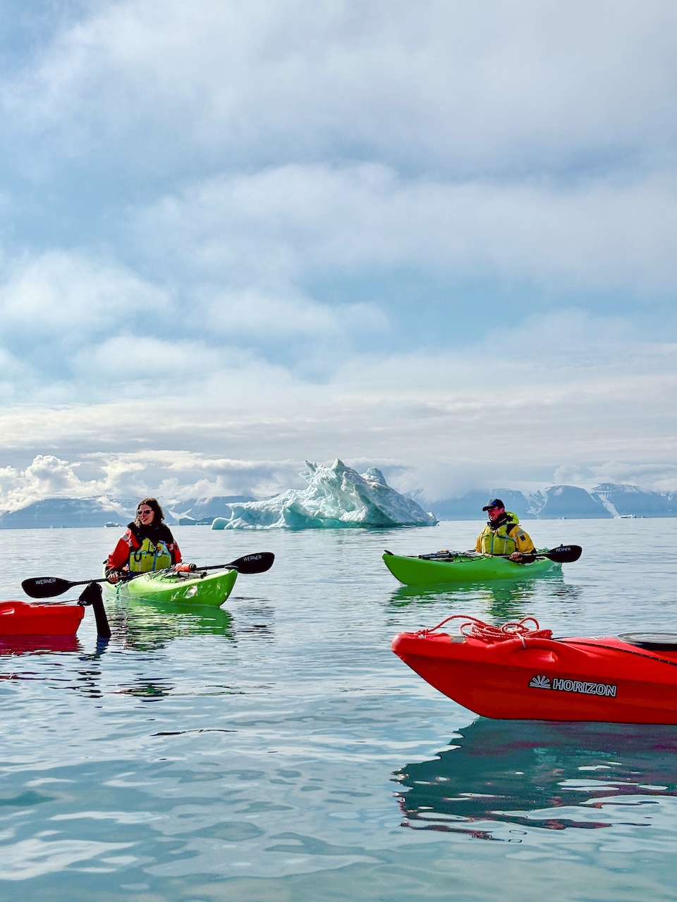 kayaking in Greenland