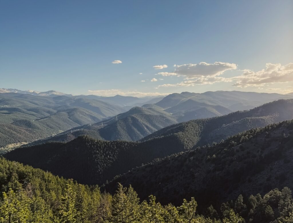 views from Miner's Point, mighty argo cable car, denver to idaho springs