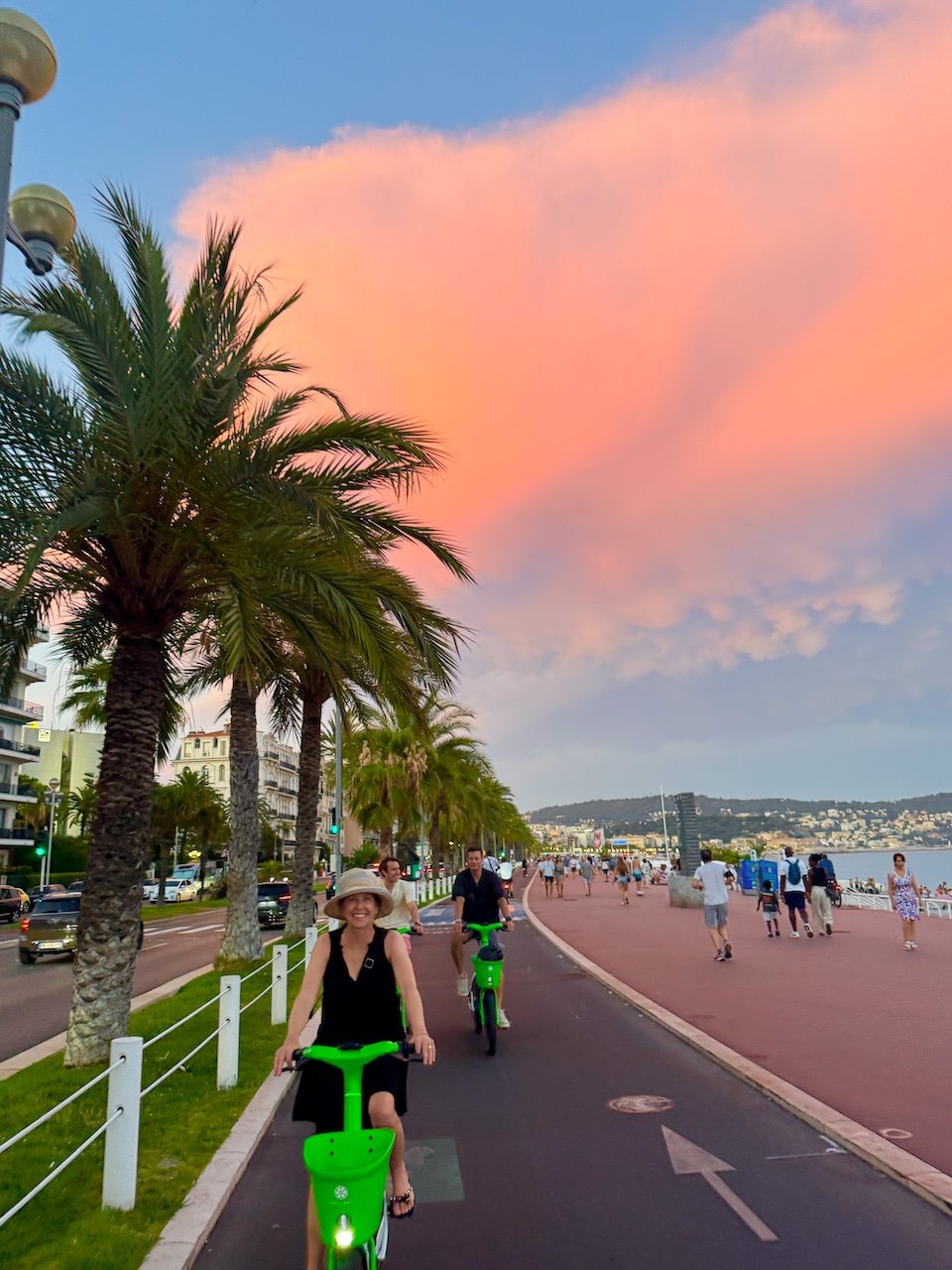 biking around nice france 