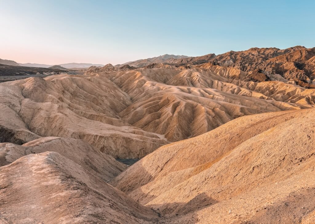 zabriskie point sunrise