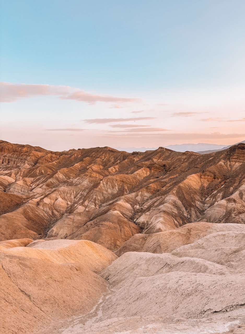 Death Valley National Park zabriskie point sunrise death valley