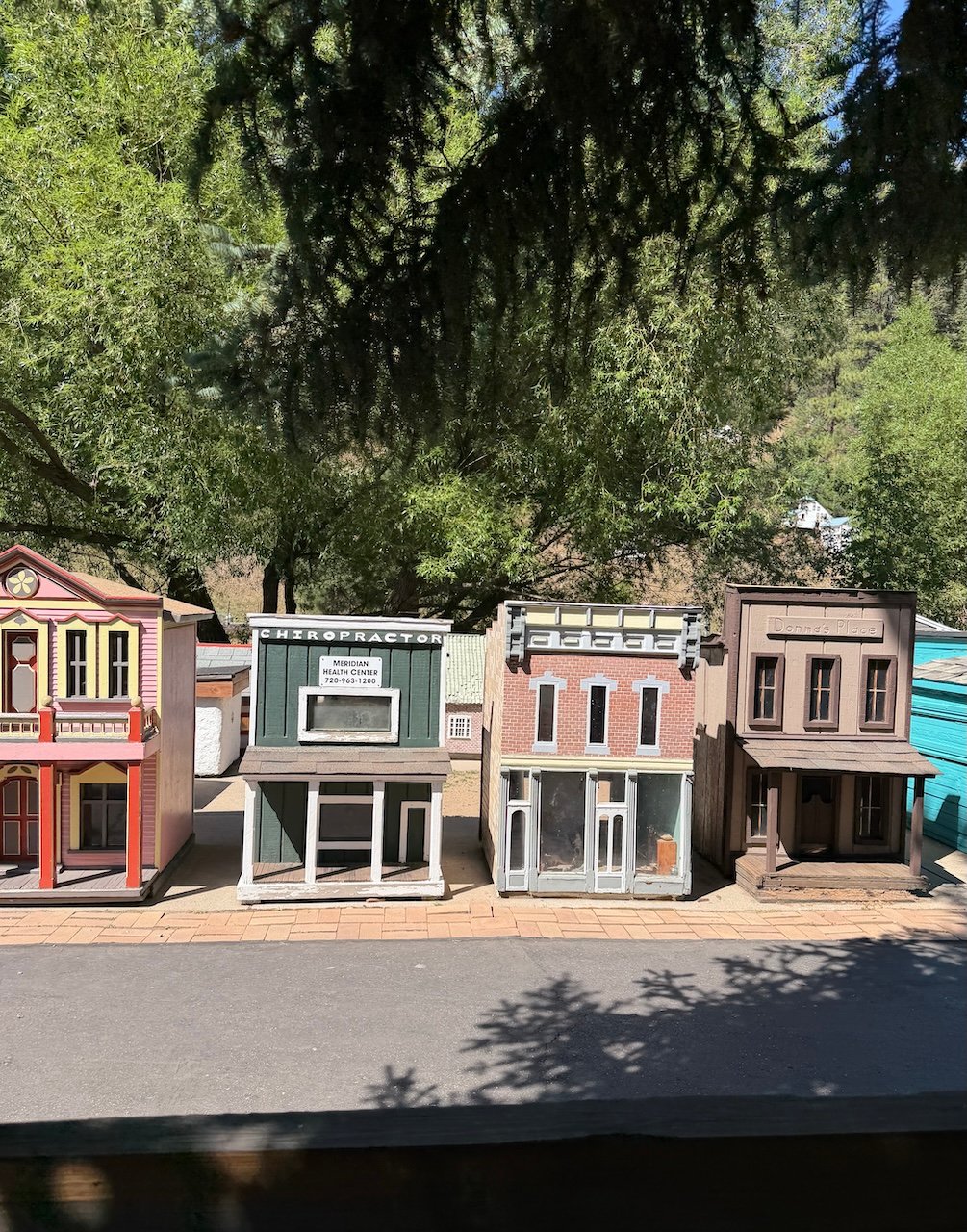 tiny town and railroad