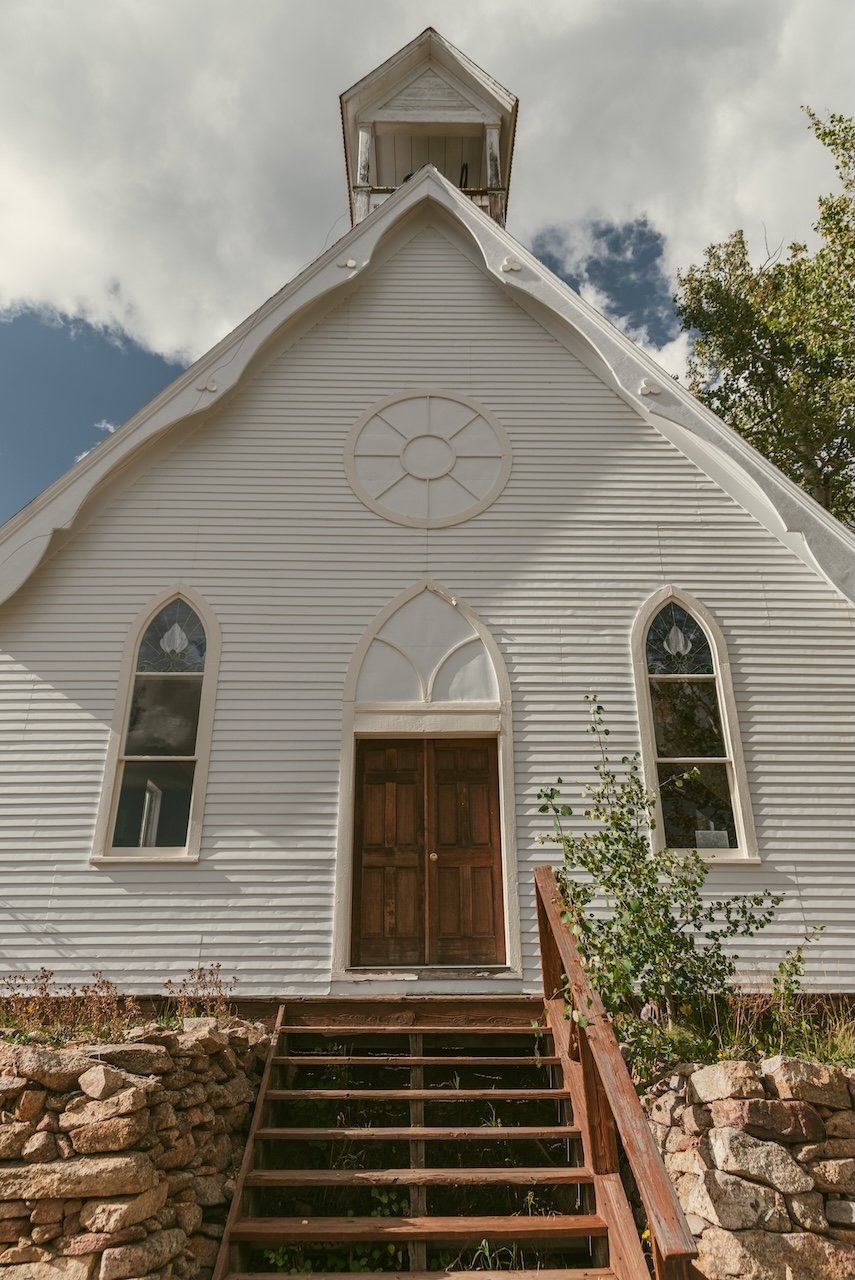 church in ward colorado that georgia o'keeffe painted